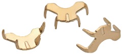 Brass butterfly bottom stop