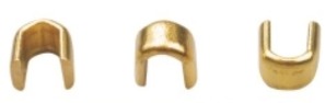 Brass U type top stop
